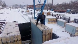 #Стеклотракья выгрузка вагона