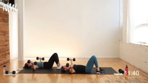 25-Minute Arms + Abs Workout With Weights (SUPERSETS)
