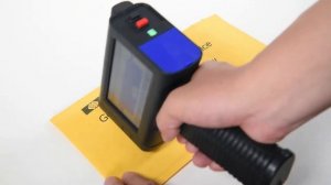 Ручной струйный принтер G&G (Handheld Inkjet Printer). Пример печати.