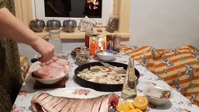 Рыба в русской печи. Fish in a Russian oven. смотреть онлайн