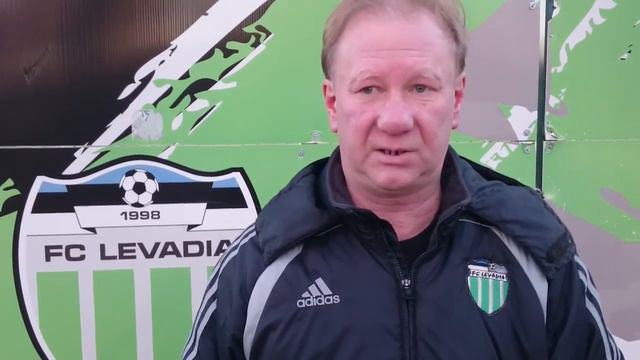 Поздравление главного тренера Левадии Сергея Ратникова