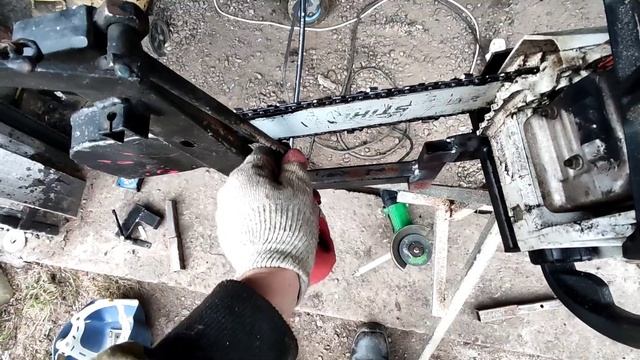 станок для бензопилы штиль. доработка / saw machine Stihl MS 180 . смотреть онлайн
