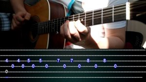 How to play 28 Days Later Fingerstyle Guitar+TABS