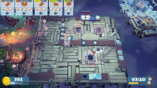 Overcooked! 2 - Campfire Cook Off 3-4 смотреть онлайн