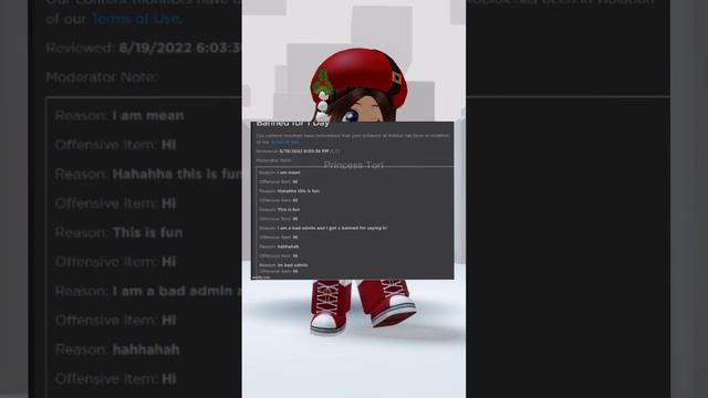 Stupid Roblox Bans… Part 2 #roblox #shorts смотреть онлайн