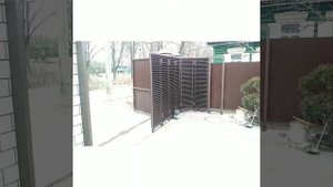 Откатные секционные ворота.