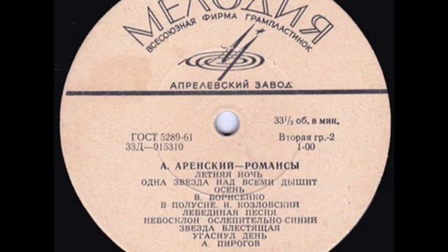 Антон Аренский - Романсы (сторона 2)