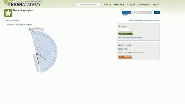 More angle measurements using a protractor | Angles and intersecting lines | Geometry | Khan Academ смотреть онлайн