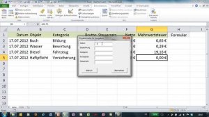 Excel - VBA Tutorial - Formulare 1