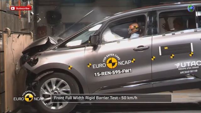 2015 Renault Espace V Euro NCAP Crash Test (5 star) HD смотреть онлайн