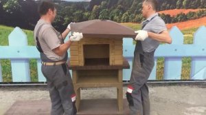 Русская печь "Крестьянка" сборка изделия