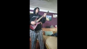 Игра на гитаре металлика One