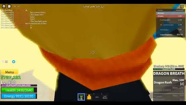 Blox Fruit bug can't hit npc while in buddha form in raid