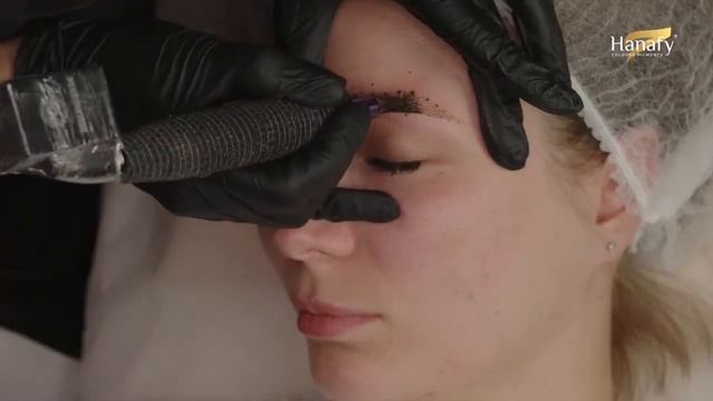 Permanent eyebrow makeup in the ombré technique  PMU Master Yulia Donchenko