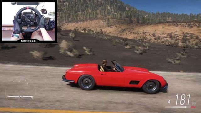 Ferrari 250 California - Forza Horizon 5 | Logitech g923 gameplay