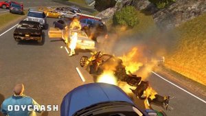 GTA 4 Cliff Drops Crashes with Real Cars mods #59 | Odycrash