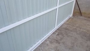 Откатные ворота своими руками.