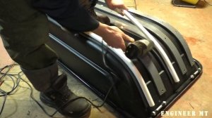 Направляющие на модуль "толкач" из полипропиленовых труб