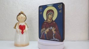 Икона Богородицы Развязывающая узлы. Значение и описание иконы. Купить икону Развязывающая узлы.