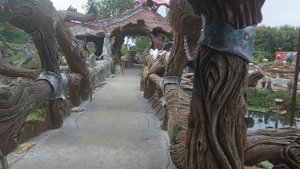 Оформление  усадьбы   дорожки,  набережная.