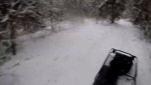 Двухгусеничный мотобуксировщик МУЖИК М760 20 лс. Пробный выезд.