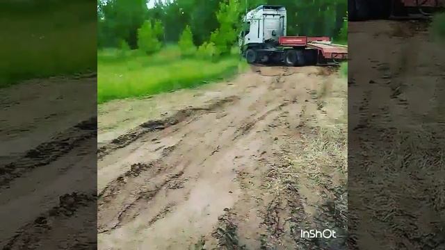 Погрузка.Экскаватор.трал.везем в другой город!