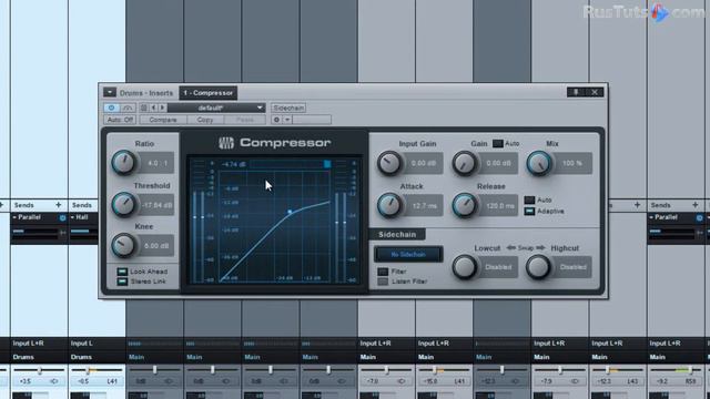 32 Studio One Группировка каналов и эффект посыла смотреть онлайн