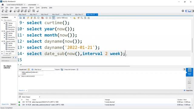 Date functions in MySQL || Functions