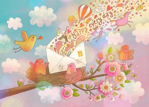 С Днем Рождения внученька!? Поздравление