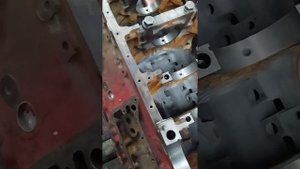 Восстановление коренных постелей блока ДВС DV15. г.Иркутск 89247755550 (вацап)