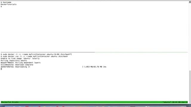Docker Tutorials 04 - Docker Image and Container Basics