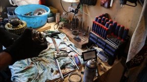 Ремонт редуктора поворота Юник 330. часть 1 Разбор и дефектовка.