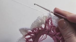 Мастер-класс по вязанию крючком: резинка для волос. Вязание для начинающих.