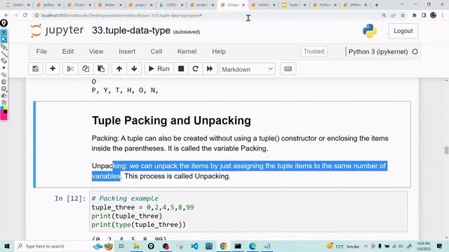 Tuples in Python | Python tuples | Python tuples with examples | Python tuple properties in Hindi