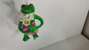 #ватная игрушка Лягушка из ваты..