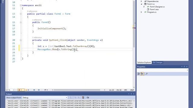 How to get ascii code of any character in C#.