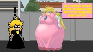 Ms P Turns Princess Peach into Fat Princess Peach and Gets Grounded