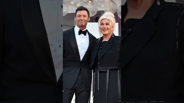 Hugh Jackman and Deborra-lee Jackman #celebrities #celebritiescouple #shotrs