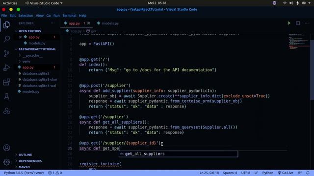 FastAPI and React Full-stack Application: CRUD API functionality fastAPI Python смотреть онлайн