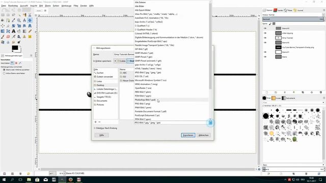 Gimp Tutorials | How to EXPORT files in Gimp