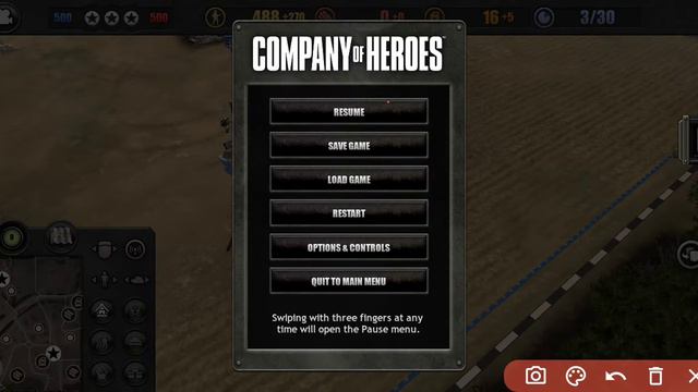 How to use cheat in Company of Heroes Mobile (Console Enabled)
