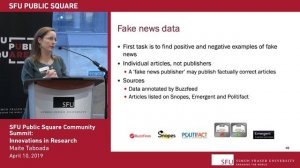 Big data and quality data for fake news and misinformation detection, MaiteTaboada