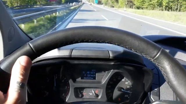 FORD TRANSIT CUSTOM 2.0 tdci 96 kw | acceleration & top speed смотреть онлайн