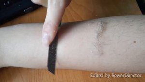 убрать ВОЛОСЫ на НОГАХ БЕЗ БРИТВЫ как сделать бритву своими руками