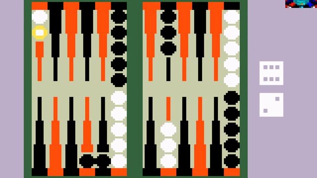 ABPA Backgammon (1978 Mattel Electronics) (Matell Intellivision)