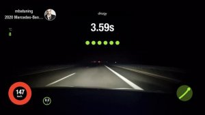 Mercedes A35 AMG 4Matic STAGE 1 / Beschleunigung 100 - 200 km/h acceleration Zeitenmessung DRAGY Bo