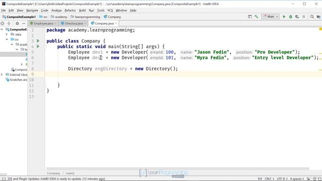 The Java Design Patterns Course--3 Implementation Example смотреть онлайн