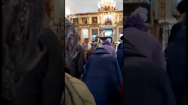 Крестопоклонная неделя.Вынос Креста.Тропарь Кресту Господню.