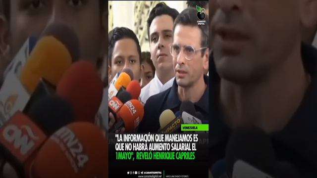 NO HAY AUMENTO SEGUN CAPRILES