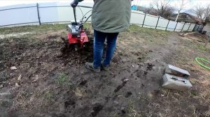 Мотокультиватор в деле